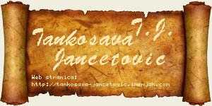 Tankosava Jančetović vizit kartica